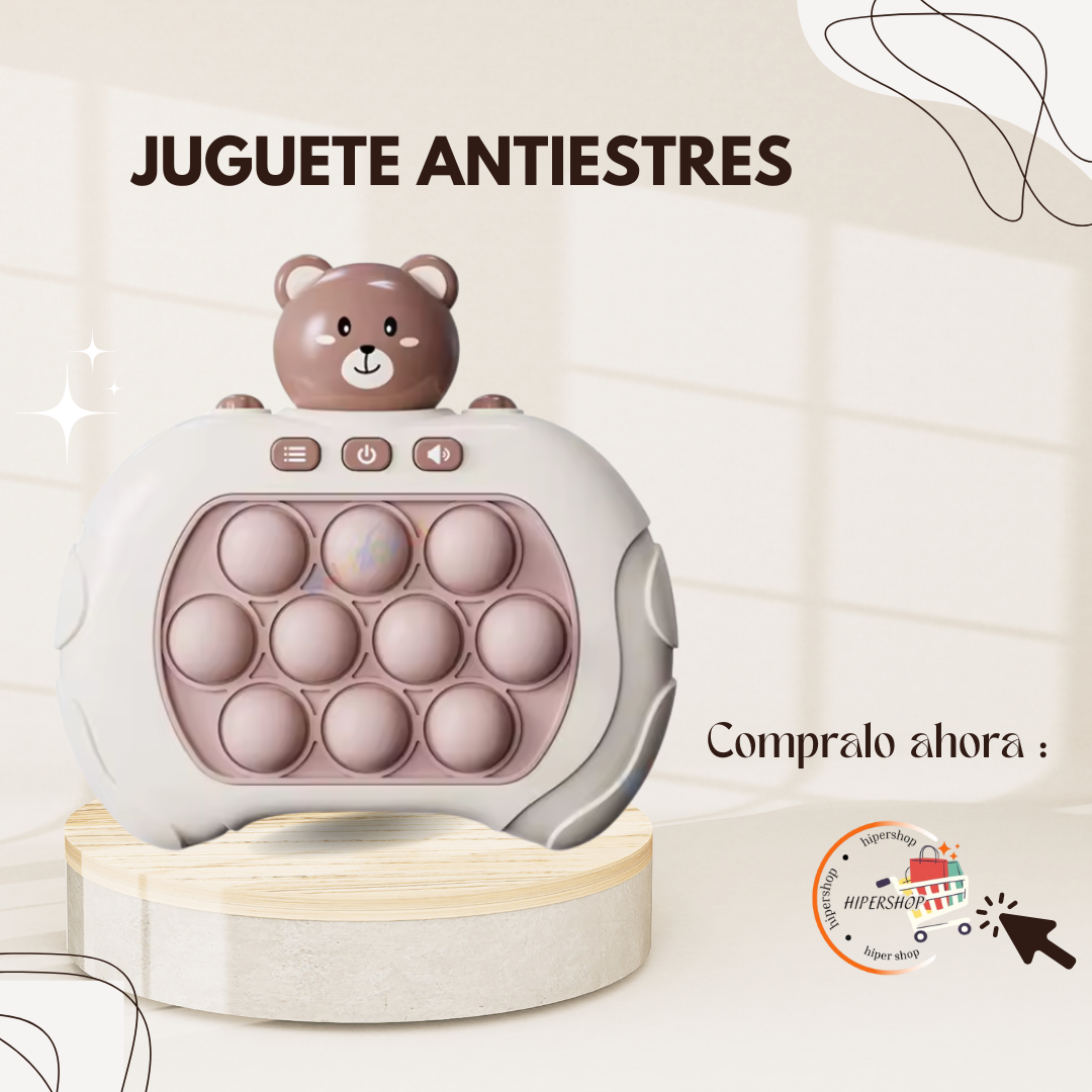 Pop It Electrónico con 4 Modos de Juego – Diversión y Antiestrés